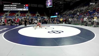 157 lbs Champ. Rd Of 32 - Bradley Williams, AL vs Reagan Milheim, PA
