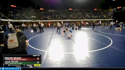 53 lbs Quarterfinal - Louis Taylor, Sebolt Wrestling Academy vs Waylon Wilson, Hammer Time Wrestling Academy