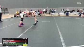 130 lbs Round 6 (10 Team) - Matthew Kaiser, Terps Xpress vs Haden Henderson, Noke Wrestling RTC