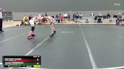 130 lbs Round 6 (10 Team) - Matthew Kaiser, Terps Xpress vs Haden Henderson, Noke Wrestling RTC