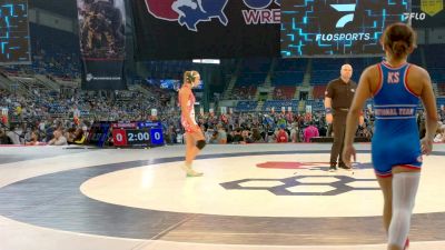 105 lbs Champ. Rd Of 64 - Scarlett Rudnick, IN vs Kalena Borge, KS