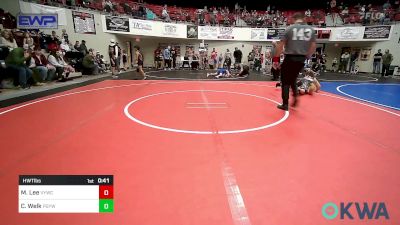 Rr Rnd 1 - McCoy Lee, Verdigris Youth Wrestling vs Case Welk, Prairie Grove Youth Wrestling