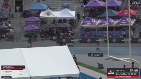 2026 AAU Junior Olympic Games - Youth Girls' 400m, Semi-Finals 6 - Age 15-16