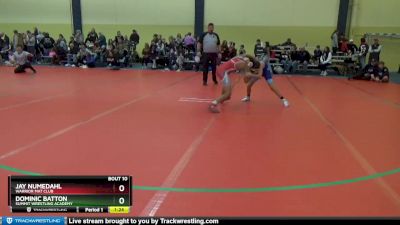 110 lbs Round 1 - Jay Numedahl, Warrior Mat Club vs Dominic Batton, Summit Wrestling Academy