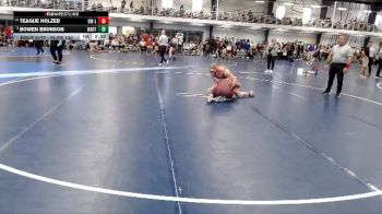 Elite 133 lbs Cons. Round 4 - Bowen Brunson, Wartburg vs Teague Holzer, Wisconsin-La Crosse
