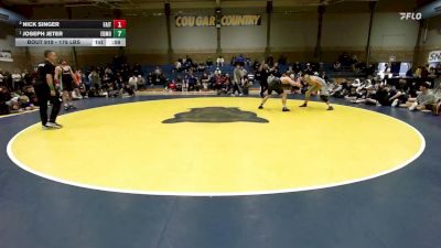 178 lbs 3rd Place - Nick Singer, Faith Christian (PA) vs Joseph Jeter, Edmond North (OK)