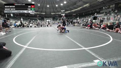 55 lbs Rr Rnd 1 - Bear Bryan, Coweta Tiger Wrestling vs Brody Boyd, TTWC Red