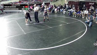 85 lbs Champ. Round 1 - Tayshyn Boerschig, Midwest Destroyers Wrestling Club vs Nolan Schwarz, Palmer