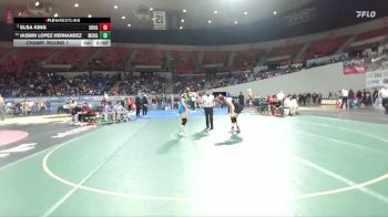 6A/5A Girls 145 Champ. Round 1 - Elsa King, Southridge Girls vs Jasmin Lopez Hernandez, McKay Girls