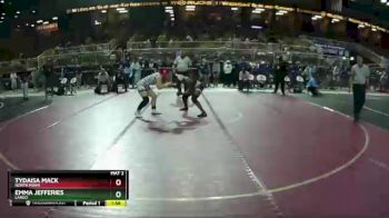 135 lbs Quarterfinal - Tydaisa Mack, North Miami vs EMMA JEFFERIES, Largo