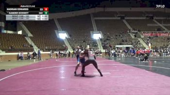 197 lbs Quarterfinal - Hadrian Edwards, Schreiner vs Xander Dossett, The Storm Wrestling Center
