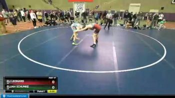 160 lbs Cons. Semi - Eli Leonard, WI vs Elijah Schunke, SD
