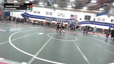 120 lbs Champ. Round 3 - Zachary Samano, Chino vs Elijah Madera, Norco