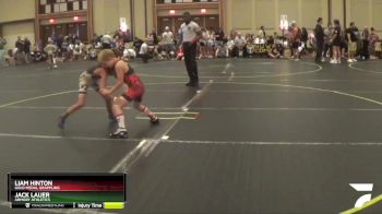 70 lbs Semifinal - Jack Lauer, Armory Athletics vs Liam Hinton, Gold Medal Grappling