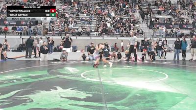 84 lbs Cons. Sub-semis - Adam Wallace, Team Real Life Wrestling vs Cruz Gaytan, Toppenish Badboy Wrestling