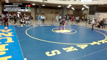 285 lbs Cons. Round 5 - Maddox McRoberts, Unattached vs Dameryon Paxton, Proviso West