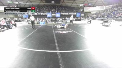 Boys 1B/2B 150 1st Place Match - Logan Stucker, Tonasket vs Jaxson Chantry, Selkirk