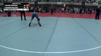 120 lbs Quarterfinal - Colton Peterson, Wayzata Wrestling Club vs Jackson Molacek, Willmar