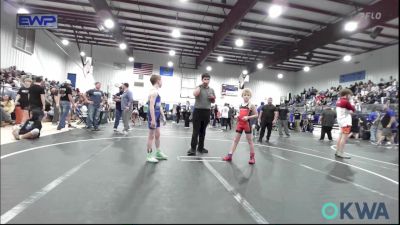 73 lbs Rr Rnd 1 - Decklan Kelman, Plainview Youth Wrestling Club vs Cyrus Baker, Harrah Little League Wrestling