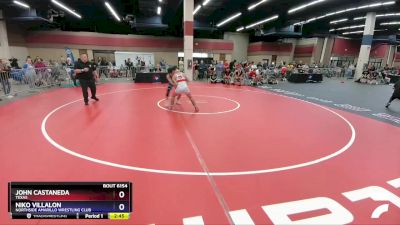 126 lbs Cons. Round 2 - John Castaneda, Texas vs Niko Villalon, Northside Amarillo Wrestling Club