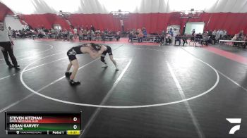 182 lbs Cons. Round 3 - Logan Garvey, Wisconsin vs Steven Kitzman, Dixon Wrestling Club