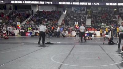 200 lbs Semifinal - Kaylee Thompson, Mulvane vs Layton Roberts, Bulldog