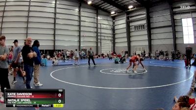 122 lbs Semis - R1 Wb - Katie Davidson, Midwest Assasins Red vs Natalie Spidel, The Fort Lady Hammers