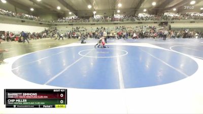 65 lbs Cons. Round 2 - Barrett Simmons, Webb City Youth Wrestling Club-AAA vs Chip Miller, Team Central Wrestling Club-AAA