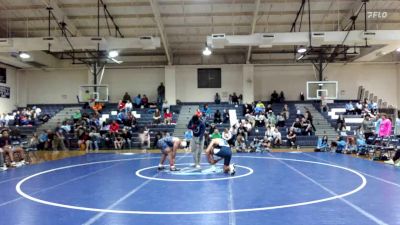 215 lbs Round 2 (3 Team) - Carson Lara, Appling County vs Ethan Miller, Long County