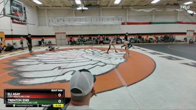 98 lbs Quarterfinal - Trenton Enis, Thermopolis Wrestling Club vs Eli Asay, Cody Wrestling Club