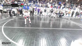 100 lbs Semifinal - Kade Church, Skiatook Youth Wrestling vs Elliott Gibson, Owasso Takedown Club