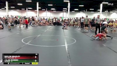 56 lbs Round 1 (4 Team) - Caleb Romero, Rampage vs Baylor Bradley, Full Circle Red