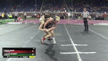 D4-106 lbs Semifinal - Colin Kuhn, St Louis HS vs Logan Gilbert, Martin HS