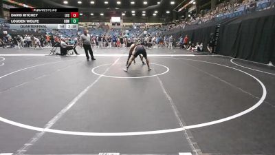 133 lbs Quarterfinal - David Ritchey, Labette Community College vs Louden Wolfe, Cowley College