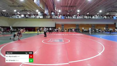 215 lbs Round Of 32 - Martin Martinetti, St. Peter's Prep vs Michael Orlando, Depaul Catholic