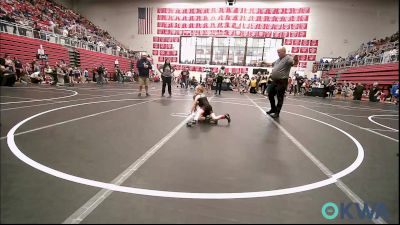 43 lbs Consi Of 16 #2 - Owen Egan, Rough Riders vs Kase Richison, Rough Riders