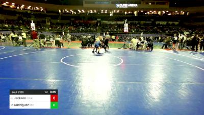 105 lbs Round Of 16 - Jeremy Jackson, Overbrook vs Ryan Rodriguez, Red Nose Wrestling School