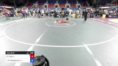 150 lbs Cons 32 #1 - Dayven Cuba, KS vs Sir'David Shepperson, OH