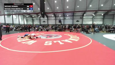 150 lbs Cons. Rd Of 16 - Michael Rummel, Frenchtown Wrestling Club vs Michael Ryan Mertel Jr., Ascend Wrestling Academy