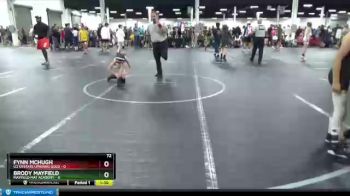 72 lbs Round 6 (8 Team) - Fynn McHugh, U2 Upstate Uprising Gold vs Brody Mayfield, Mayfield Mat Academy