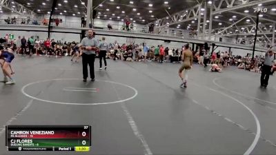 88 lbs Semis (4 Team) - CJ Flores, Dueling Bandits vs Camron Veneziano, PA Alliance