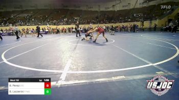 112 lbs Final - Braden Perez, Owasso Takedown Club vs Bradley Lazzerini, Team Tulsa Wrestling Club