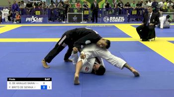 DIEGO DE ARAUJO SARAIVA vs FELIPE BRITO DE SENNA 2024 Brasileiro Jiu-Jitsu IBJJF