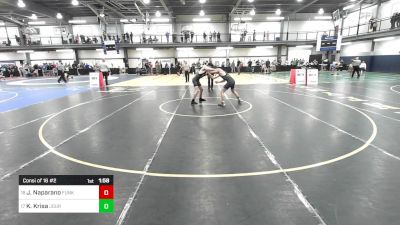 135 lbs Consi Of 16 #2 - John Naparano, Funky Panda/wshs vs Kolya Krisa, Journeymen/niskayuna