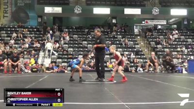 49 lbs 3rd Place Match - Bentley Baker, UT vs Christopher Allen, WI