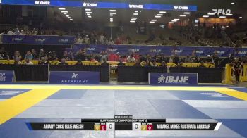 Milanel Mikee Rustrata Aquisap vs Ariany Coco Ellie Welsh 2026 Pan Kids Jiu-Jitsu IBJJF Championship