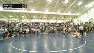 138 lbs 3rd Place Match - Adam Young, Davis vs Bennett Rich, Mountain Ridge