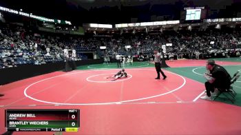 71 lbs Champ. Round 1 - Andrew Bell, MLW2 vs Brantley Wiechers, LCW3