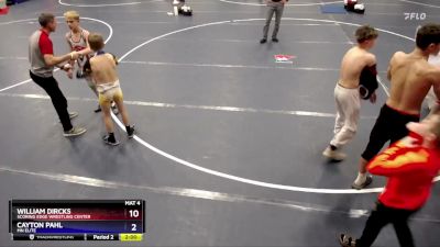 102 lbs Cons. Semi - Cayton Pahl, MN Elite vs William Dircks, Scoring Edge Wrestling Center