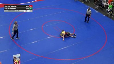 103 lbs Consi Of 16 #2 - Daylen Amman, North Hills vs Brady Genard, Wilson